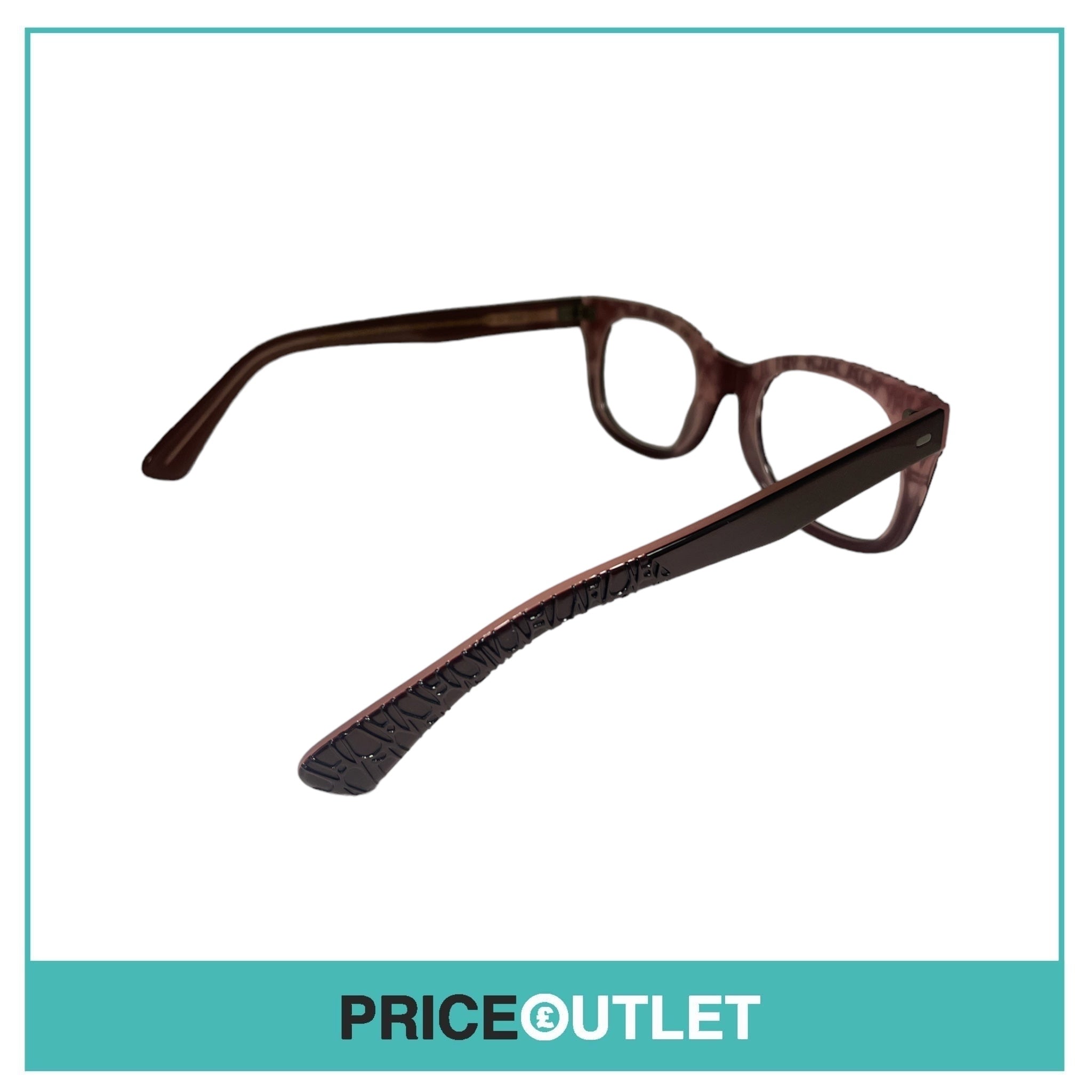 Clear Lens Pink Patterned Glasses RRP £325