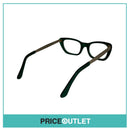 Clear Lens Green and Gold Frame Glasses RRP £325