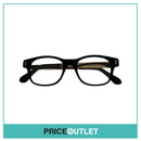 Clear Lens Navy And Gold Frame Glasses RRP £325
