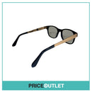 Clear Lens Navy And Gold Frame Glasses RRP £325