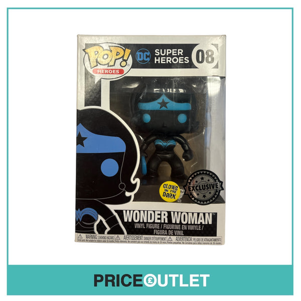 Funko - DC Super Heroes - Wonder Woman #08 (Exclusive Glows In The Dark) (Slight Damage)