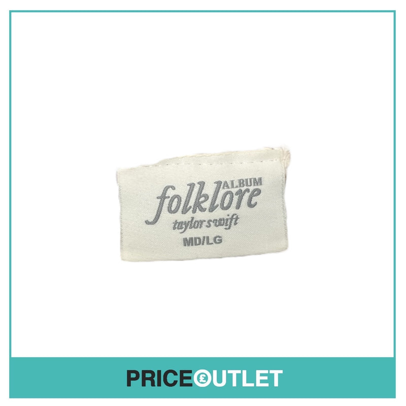 Taylor Swift - Folklore Album Cream Cardigan (Size MD/LG) (Damaged)