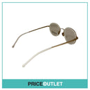 Clear Lens Gold And White Frame Glasses RRP £325