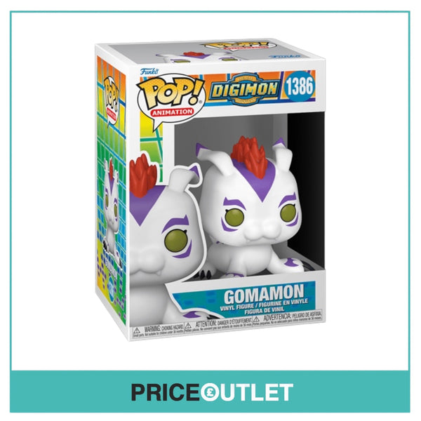 Funko - Digimon - Gomamon #1386 - BRAND NEW IN A FREE POP PROTECTOR