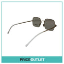 Clear Lens Gold And White Frame Glasses RRP £325