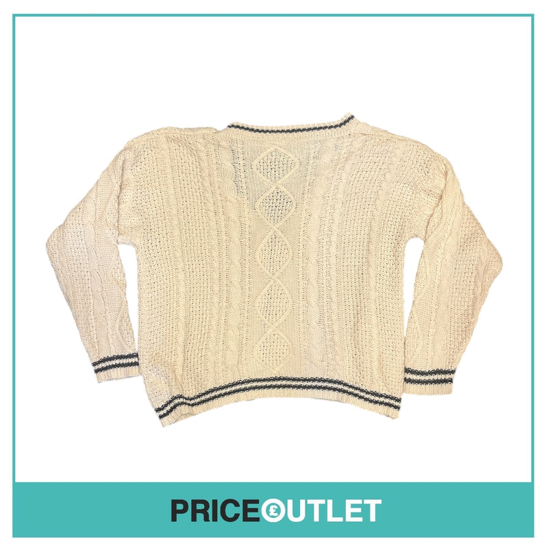 Taylor Swift - Folklore Album Cream Cardigan (Size MD/LG) (Damaged)