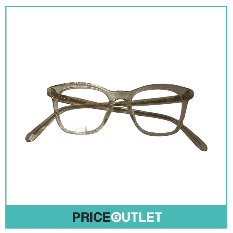 Cutler & Gross - Clear Lens Gold Glitter Frame Glasses RRP £325