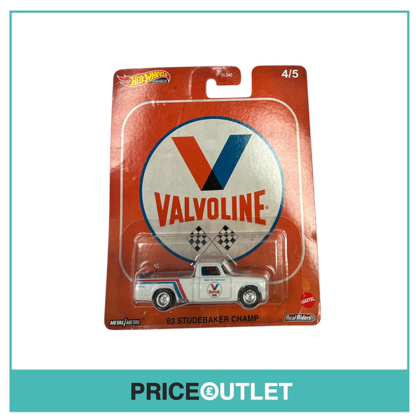 Hot Wheels - Valvoline - ‘63 Studebaker Champ 4/5 - Slight Damage