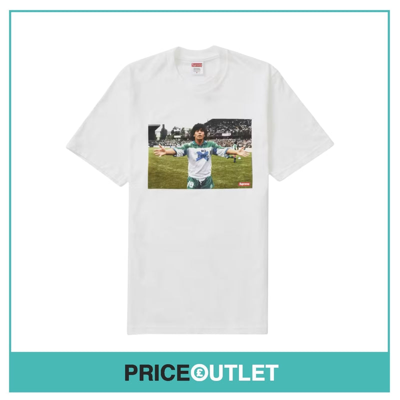 Supreme - Maradona White Tee - Size M - BRAND NEW & SEALED