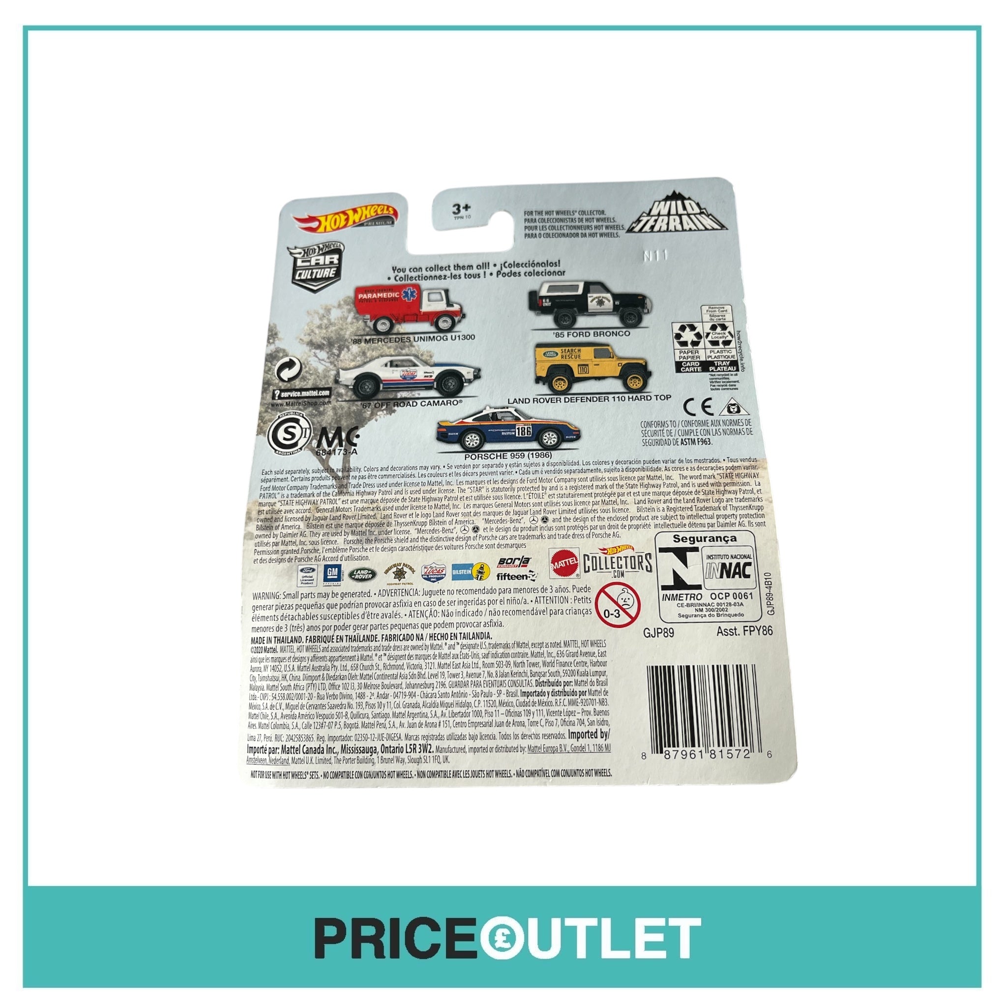 Hot Wheels - Car Culture - ‘67 Off Road Camaro 3/5