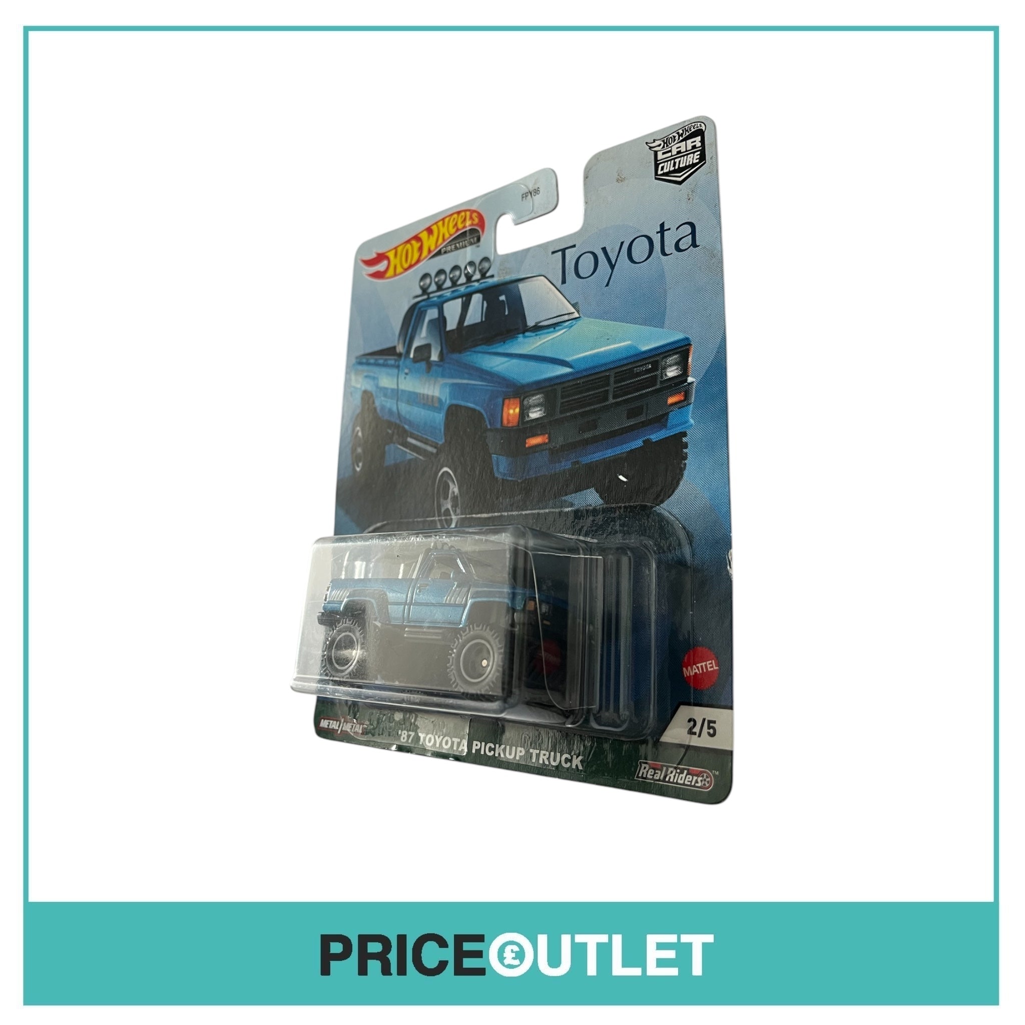 Hot Wheels - Car Culture - Toyota - ‘87 Toyota Pickup Truck 2/5 - Slight Damage