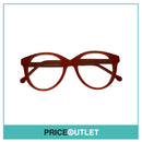 Clear Lens Orange Frame Glasses RRP £325