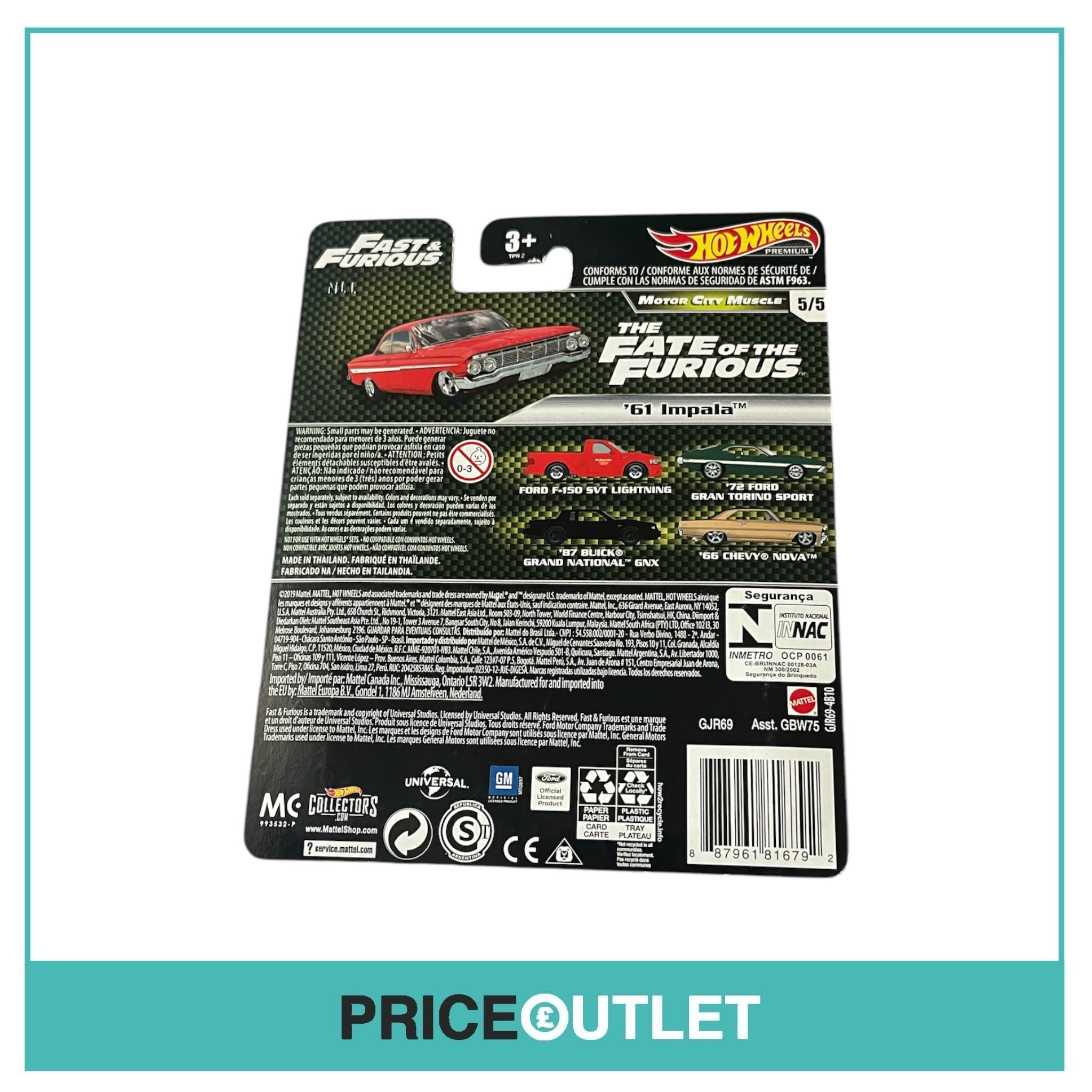 Hot Wheels - Fast & Furious - Motor City Muscle - ‘61 Impala