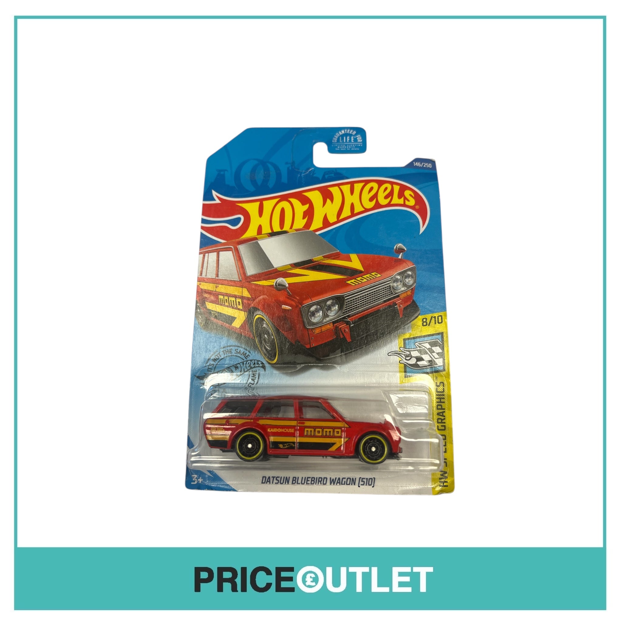 Hot Wheels - HW Speed Graphics 8/10 - Datsun Bluebird Wagon (510) - Damaged