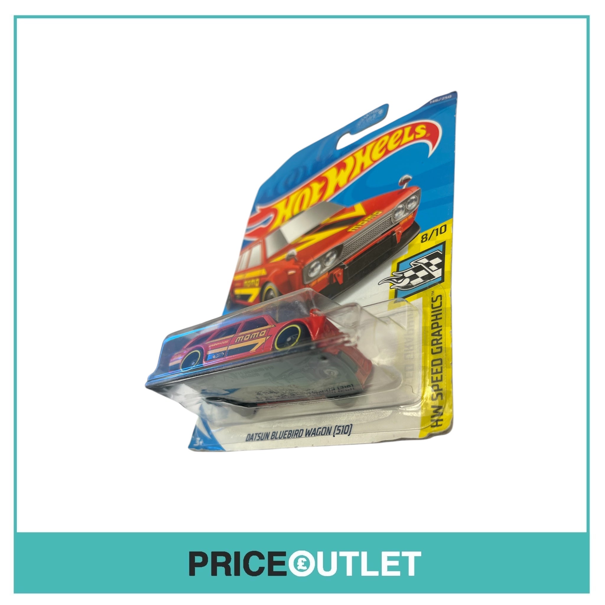 Hot Wheels - HW Speed Graphics 8/10 - Datsun Bluebird Wagon (510) - Damaged