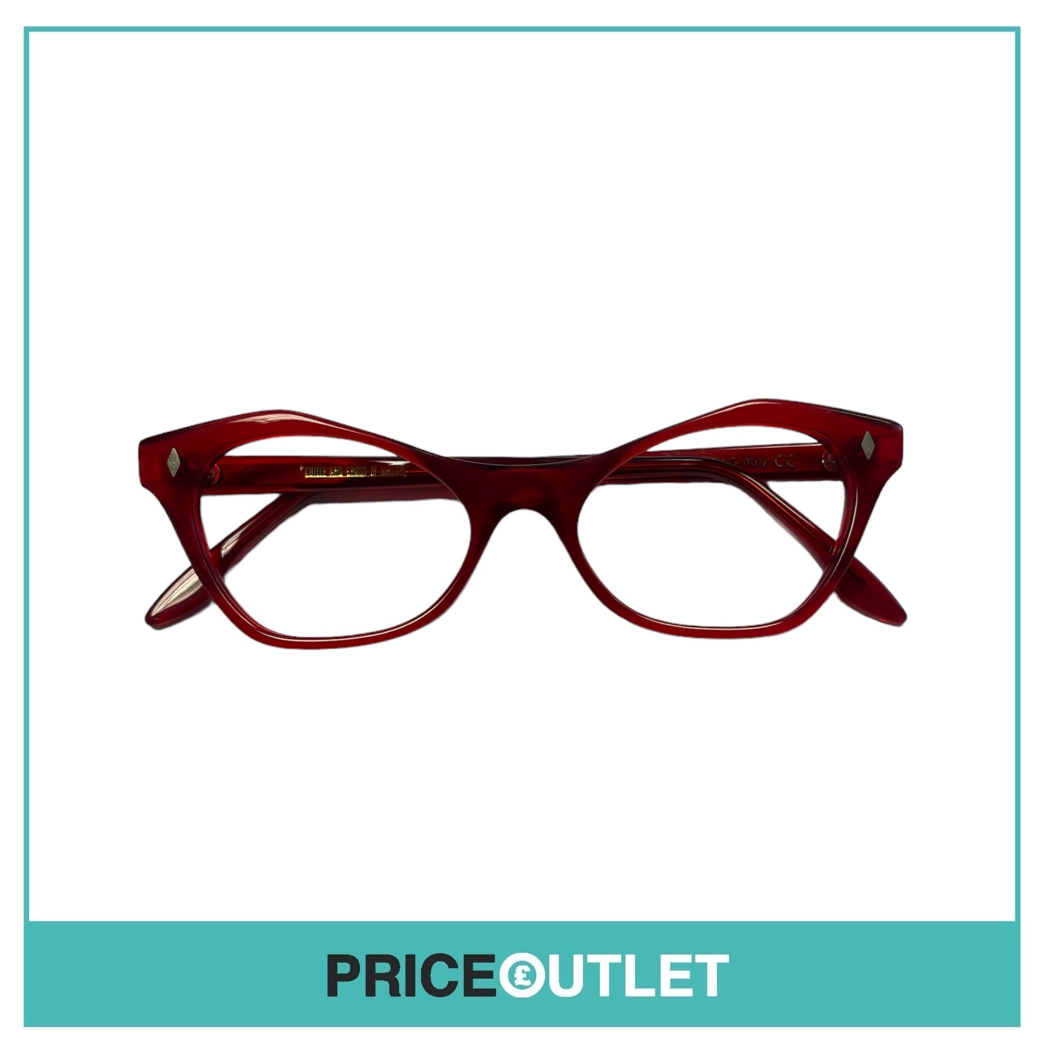 No Lens Red Frame Glasses RRP £325 (2)