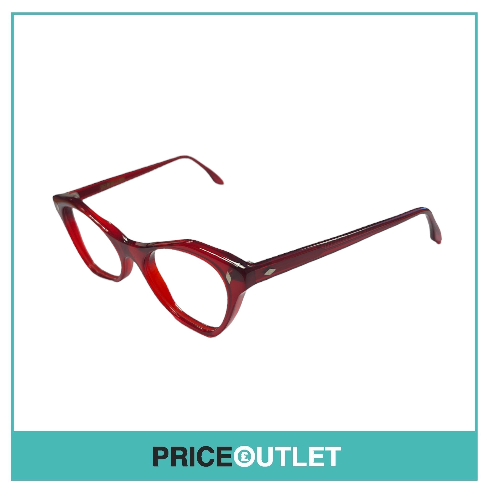 No Lens Red Frame Glasses RRP £325 (2)