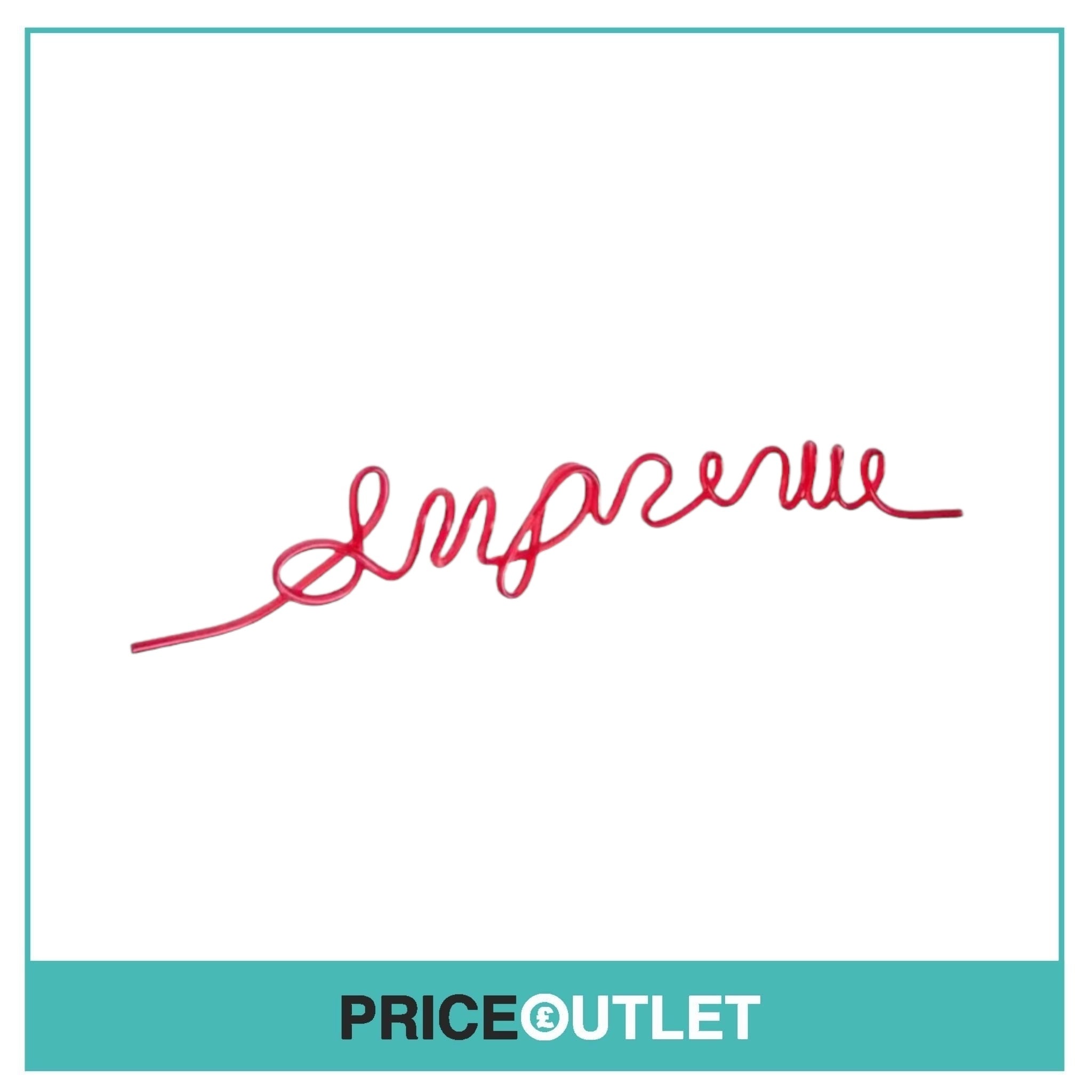 Supreme - Red Silly Straw - BRAND NEW & SEALED