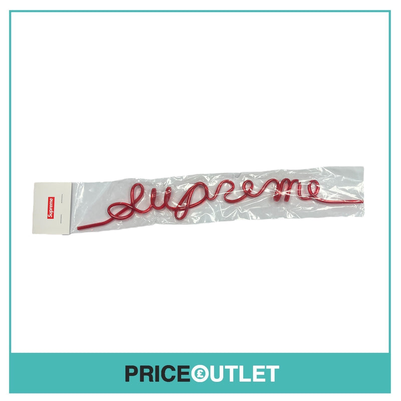 Supreme - Red Silly Straw - BRAND NEW & SEALED