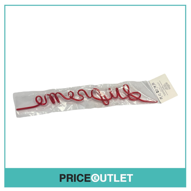 Supreme - Red Silly Straw - BRAND NEW & SEALED