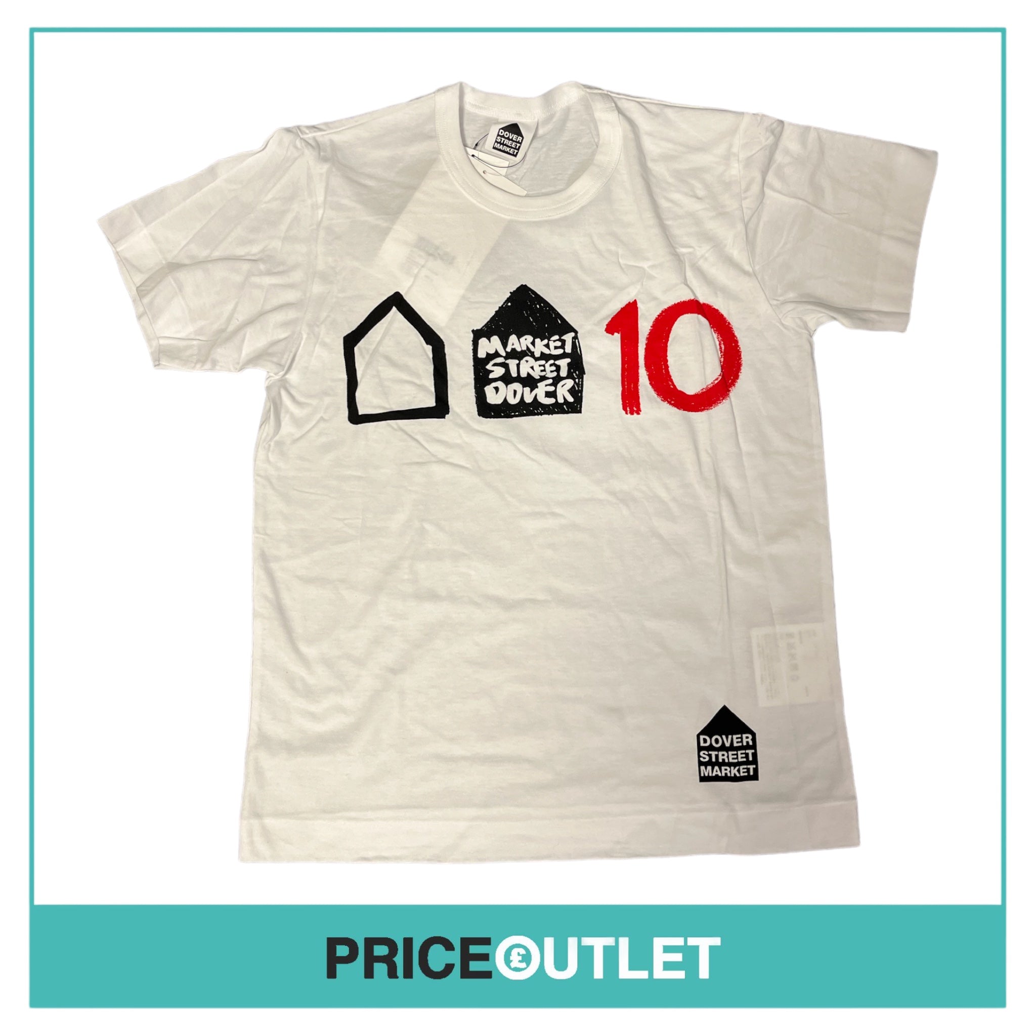 Dover Street Market - 10 Anniversary Women’s T-Shirt - Size S - BRAND NEW WITH TAGS