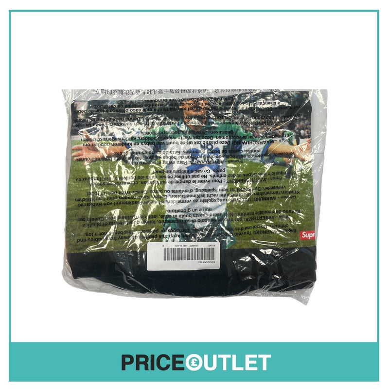 Supreme - Maradona Black Tee - Size M - BRAND NEW & SEALED