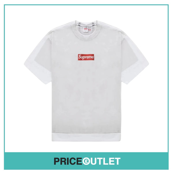 Supreme - MM6 Box Logo - Grey & White - Size XL - BRAND NEW & SEALED