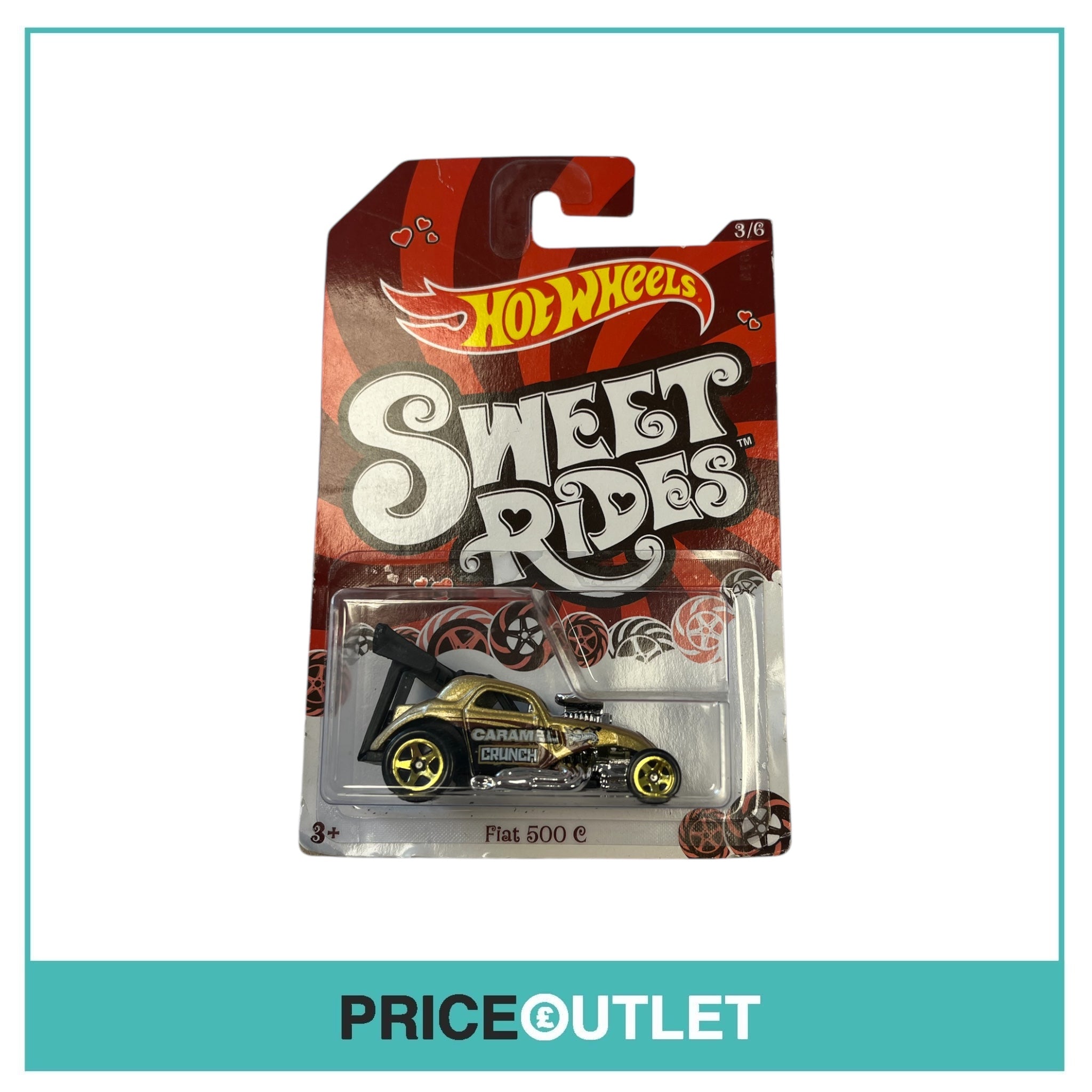 Hot Wheels - Sweet Rides - Fiat 500 C 3/6 - Damaged