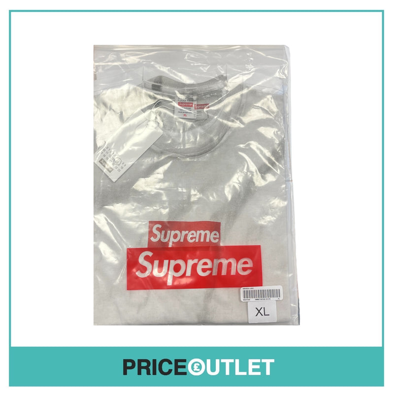 Supreme - MM6 Box Logo - Grey & White - Size XL - BRAND NEW & SEALED