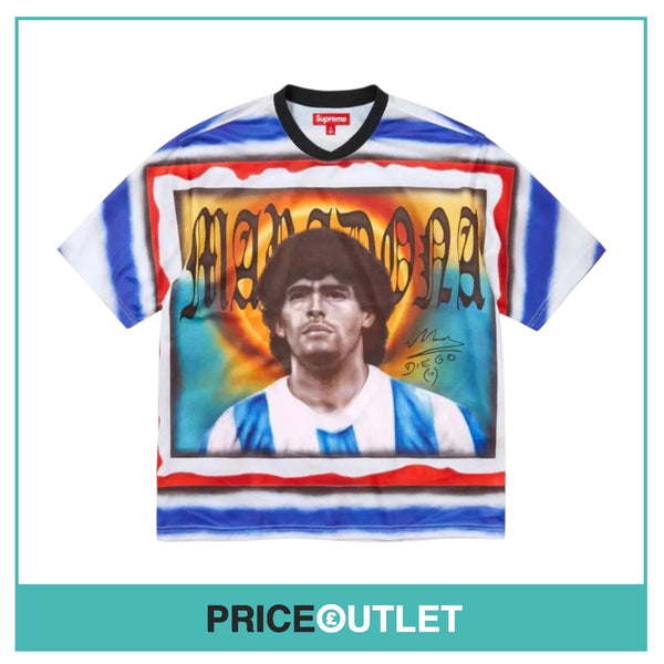 Supreme - Maradona Soccer Jersey - Size S - BRAND NEW & SEALED