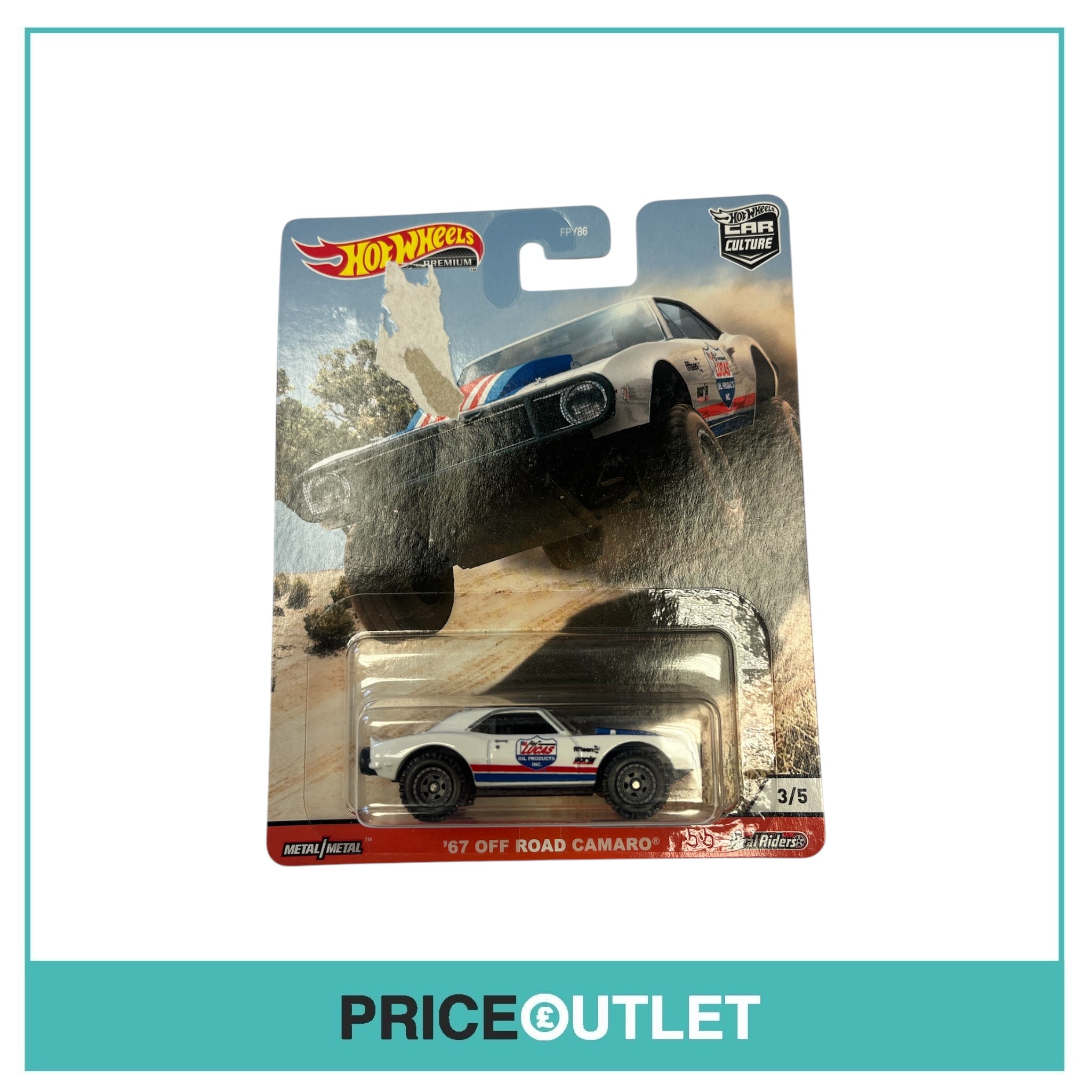 Hot Wheels - Car Culture - ‘67 Off Road Camaro 3/5 - Damaged