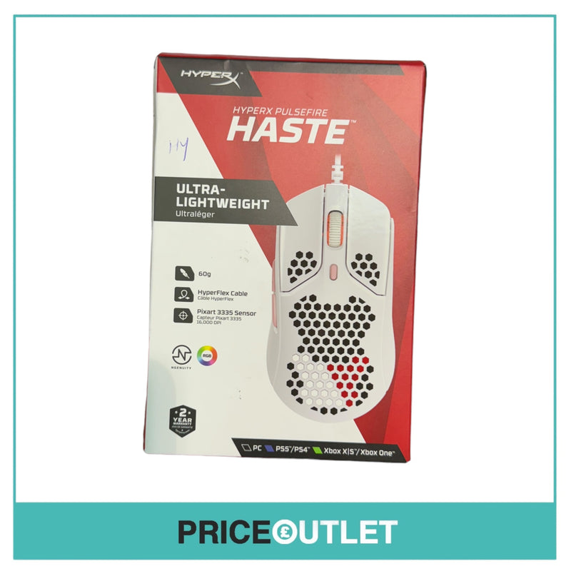 HyperX Pulsefire Haste Ultra Lightweight Gaming Mouse - Pre Owned/Good Condition