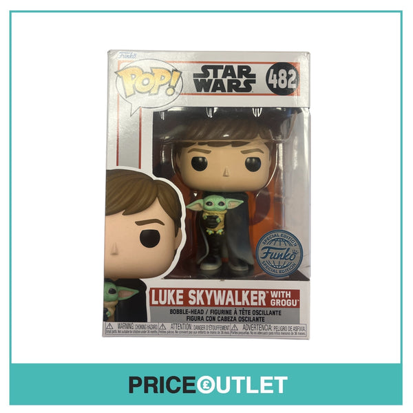 Funko - Star Wars - Luke Skywalker With Grogu #482 (Special Edition) (Damaged)