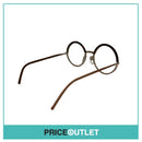 No Lens Gold & Brown Tortoiseshell Print Glasses RRP £325