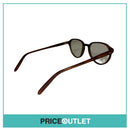 Clear Lens Black & Orange Tortoiseshell Print Round Glasses RRP £325