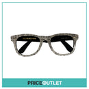No Lens Black & White Print Glasses RRP £325