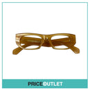 No Lens Yellow Frame Glasses RRP £325