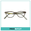No Lens Pink Writing Print Frame Glasses RRP £325
