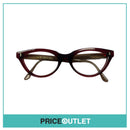 No Lens Red & Brown Frame Glasses RRP £325