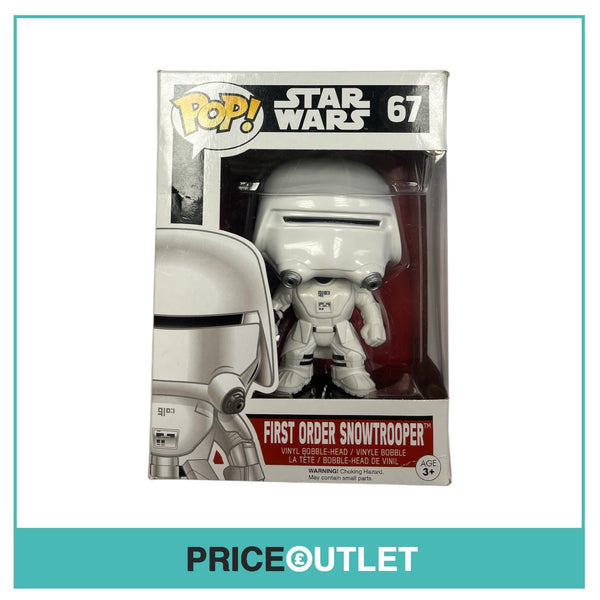 Funko - Star Wars - First Order Snowtrooper #67 (Damaged)