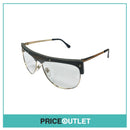 No Lens Grey & Gold Frame Glasses RRP £325