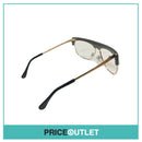 No Lens Grey & Gold Frame Glasses RRP £325