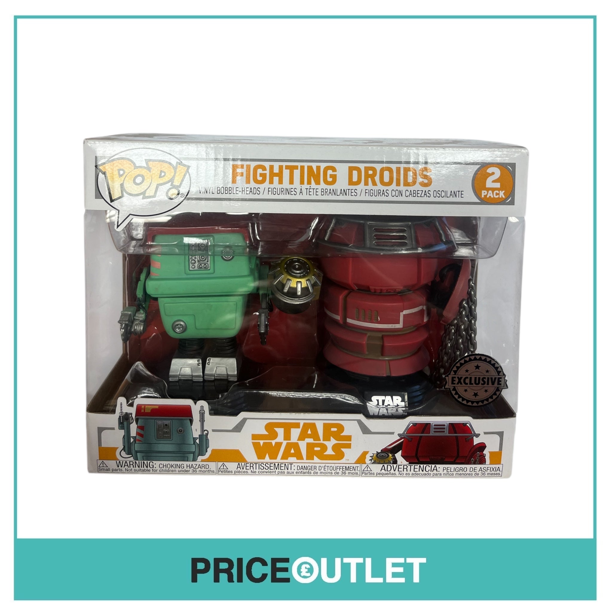 Funko - Star Wars - Fighting Droids 2 Pack (Exclusive) (Slight Damage)