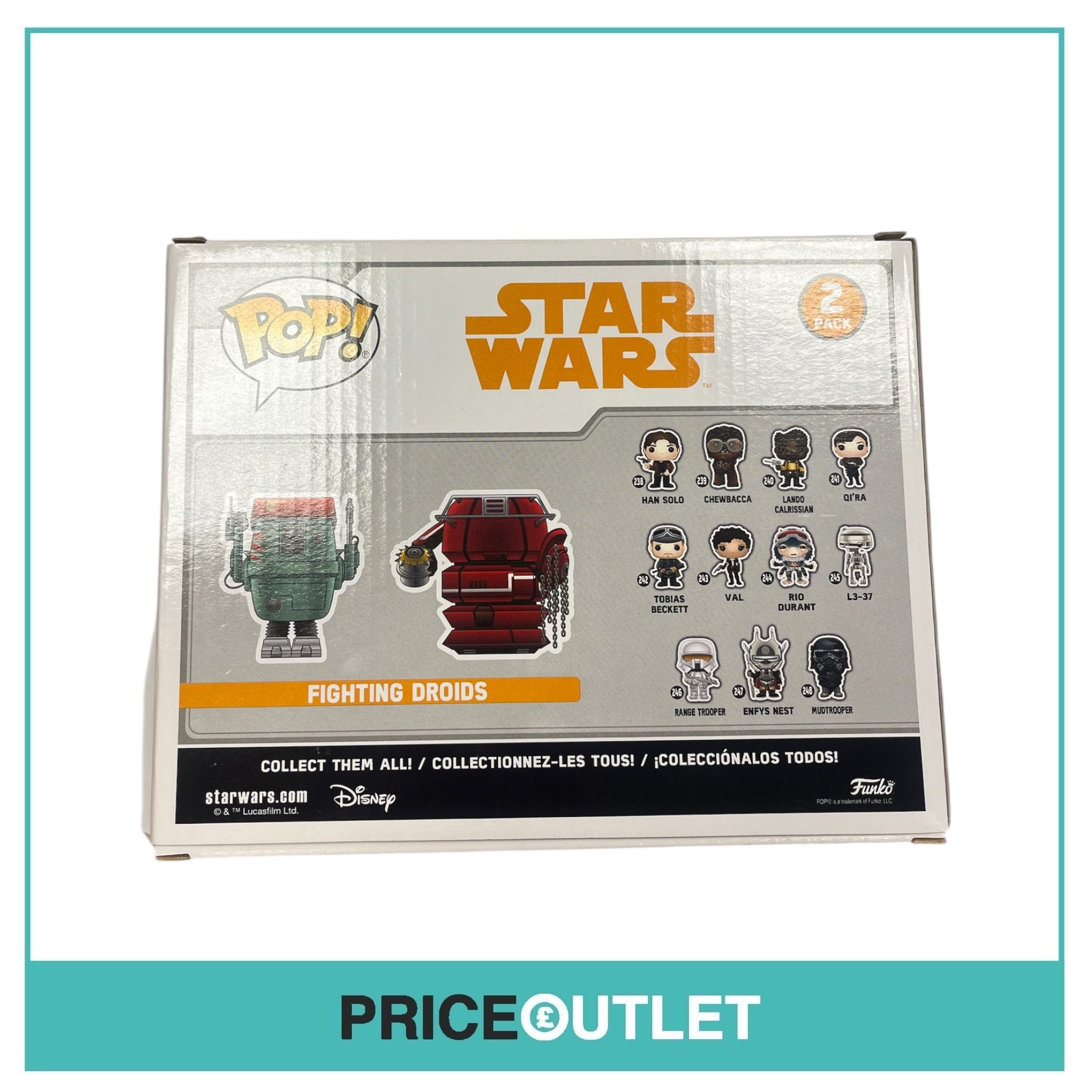 Funko - Star Wars - Fighting Droids 2 Pack (Exclusive) (Slight Damage)