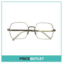 No Lens White & Gold Frame Glasses RRP £325