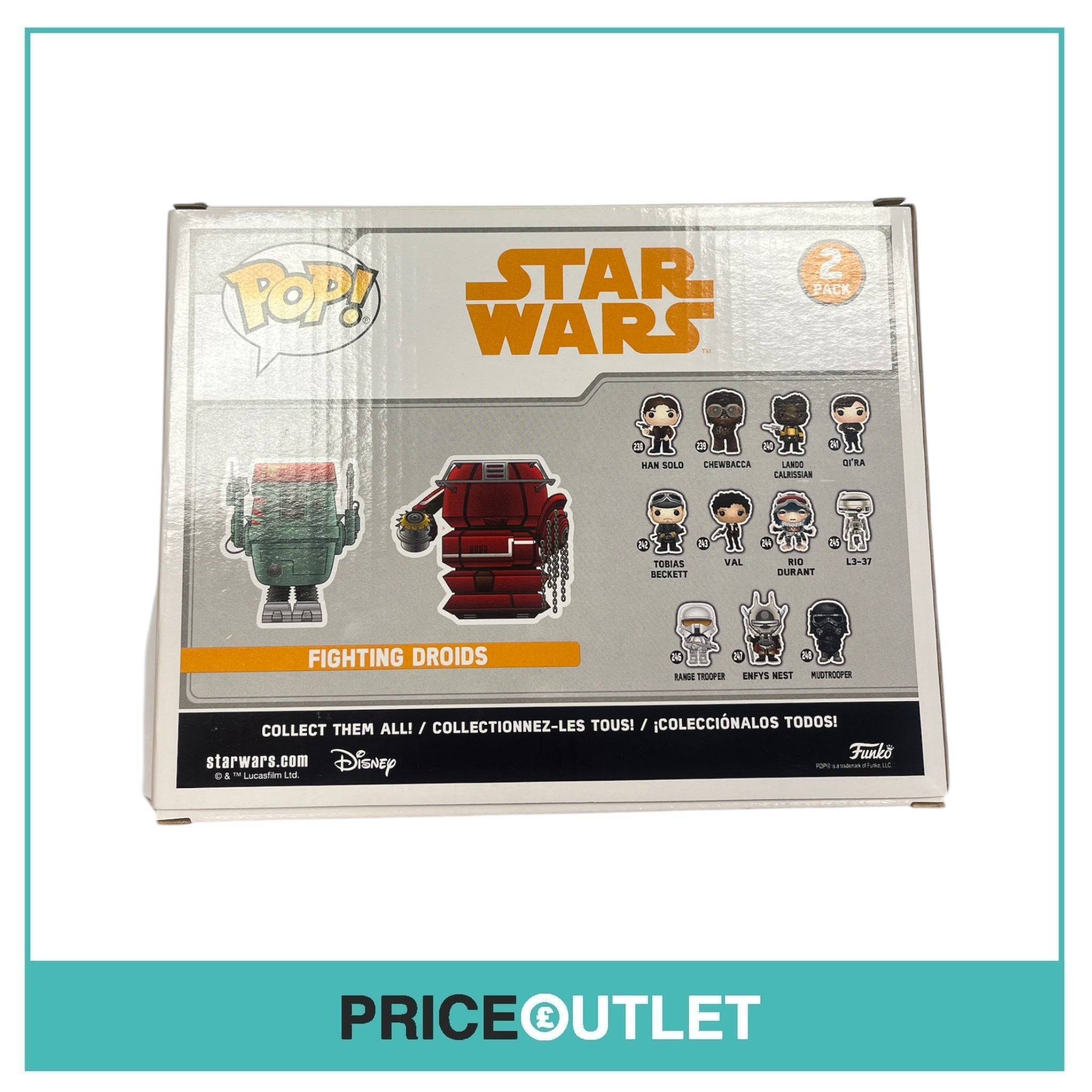 Funko - Star Wars - Fighting Droids 2 Pack (Exclusive) (Slight Damage)