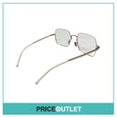 No Lens White & Gold Frame Glasses RRP £325