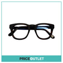 No Lens Matte Dark Brown Tortoiseshell Print & Blue Frame Glasses RRP £325