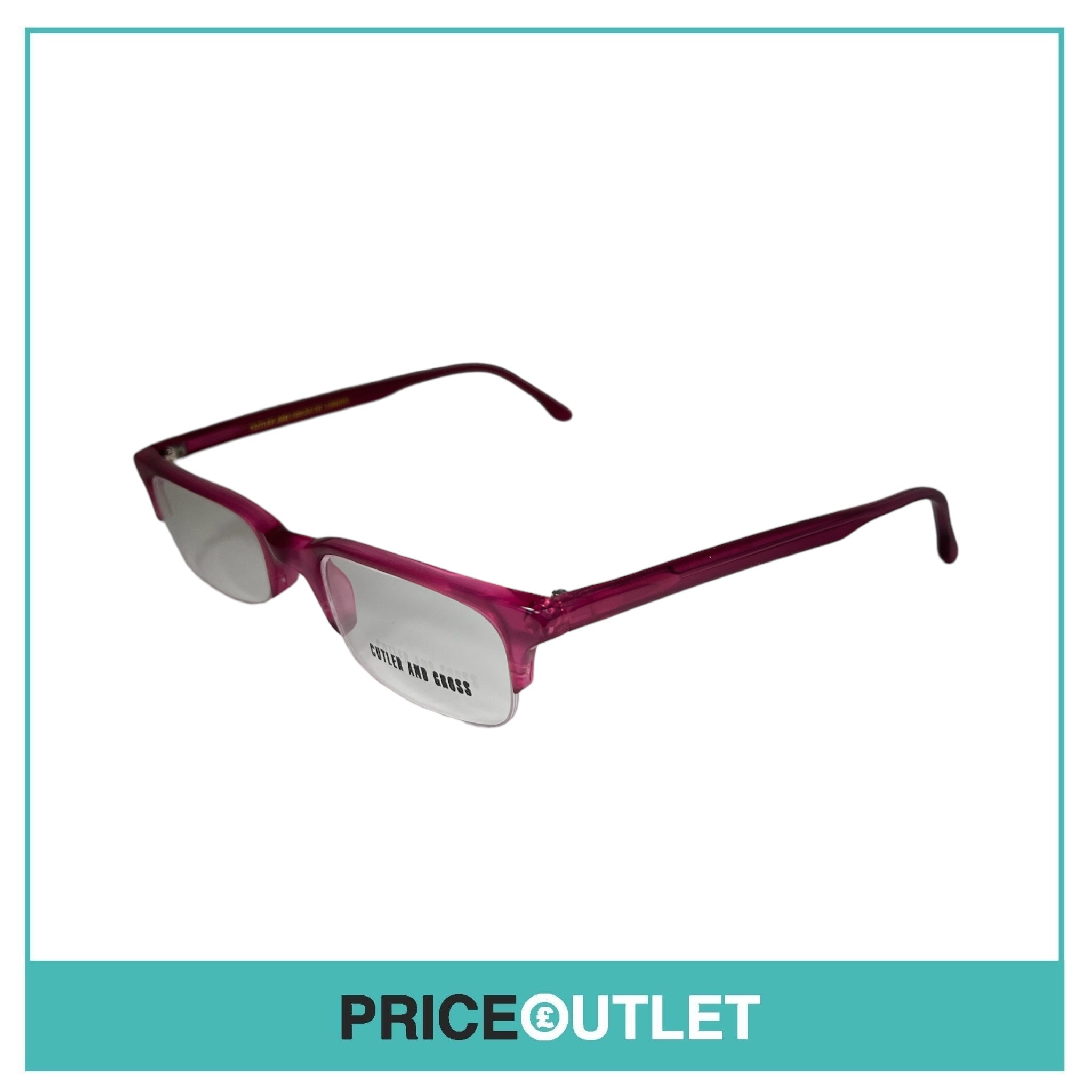 Clear Lens Pink Translucent Frame Glasses RRP £325