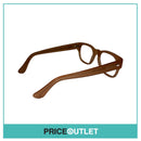 No Lens Peach Pink Translucent Glasses RRP £325